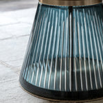 Seville Fluted Marble Top Coffee Table | Blue