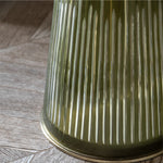 Seville Fluted Marble Top Side Table | Dusk