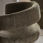 Sloane Curve Boucle Dining Chair | Green