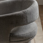 Sloane Curve Boucle Dining Chair | Grey
