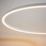 Staten Circle Pendant Light | Matt White