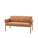 Stratford Leather 2 Seat Sofa | Brown
