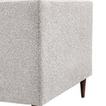 Whitwell Button 3 Seat Sofa | Light Grey