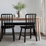 Wycombe Nordic Dining Bench | Black