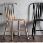Wycombe Nordic Dining Chairs | Black | Set of 2