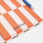 Men's Casebound Notebook & Pen Set | Block Stripe