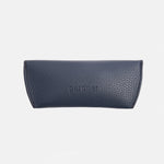 Men's Vegan Leather Flap Glasses Case | Navy