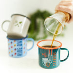 Enamel 'Let's Go Clubbing' Golf Mug | 500ml