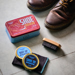 Shoe Shine Kit in a Tin | 4-Piece Set