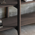 Hatfield Open Display Unit | Smoked Oak | Wide