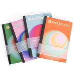 A5 'Bonjour' Notebook | Light Blue