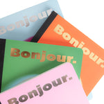 A5 'Bonjour' Notebook | Orange