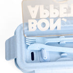 Bon Appetite' Lunch Box | Light Blue