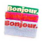 Bonjour' Bath Mat | Pink