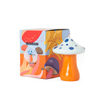 Mushroom Candle | Blue & White | Large