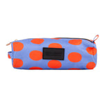 Polka Dot Pencil Case | Blue & Red