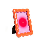 Wave Petal Photo Frame | Orange