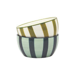 The Bella Dipping Bowls | Olive & Blue | Set of 2
