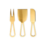 The Jett Cheese Knife Set | Gold | 3 Piece
