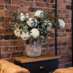 Faux Chrysanthemum Stem | White