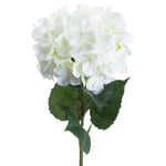 Faux Hydrangea Stem | White