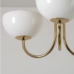 3 Dome Ceiling Light | Brass