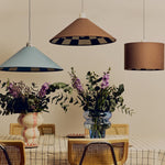 Checkered Cone Shade | Bark Brown | 60cm