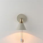 Cone Plug-In Wall Light | Sand