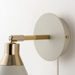 Cone Plug-In Wall Light | Sand