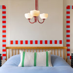 3 Dome Ceiling Light | Jam Red