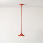 Small Pleat Pendant Ceiling Light | Emma Gurner Collection | Burnt Orange