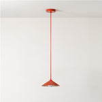 Small Pleat Pendant Ceiling Light | Emma Gurner Collection | Burnt Orange