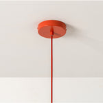 Small Pleat Pendant Ceiling Light | Emma Gurner Collection | Burnt Orange