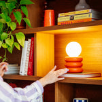 Tube Cordless Table Lamp | Peel Orange
