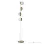 4 Shade Opal Disk Floor Light | Sand