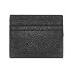 Men's Classic Grained Card Holder | Black