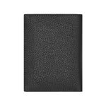 Men's Classic Grained Leather Folding Card Holder | Black