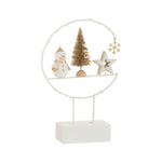 LED Snowman Winter Scene Ring | 23cm