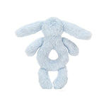 Bashful Blue Bunny Ring Rattle | Baby Jellycat