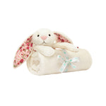 Blossom Cream Bunny 'Berry' Blankie