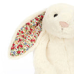 Blossom Cream Bunny Soft Toy | Medium