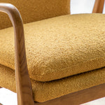 Jensen Mid-Century Modern Boucle Armchair | Ochre