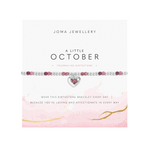 Birthstone A Little 'October' Tourmaline Bracelet | Silver Plated