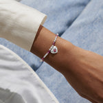 Birthstone A Little 'October' Tourmaline Bracelet | Silver Plated
