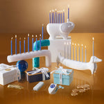 Dachshund Menorah | White | 38cm