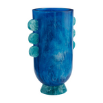 Como Disc Urn Vase | Blue | 26cm