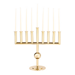 Vienna Menorah | Brass | 35cm