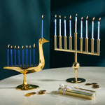 Vienna Menorah | Brass | 35cm