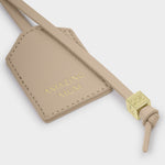'Amazing Mum' Sentiment Tag Keyring | Light Taupe