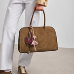 Amour Heart Bag Charm & Keyring | Cherry
